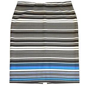NYCC Stripe Pencil Skirt LARGE